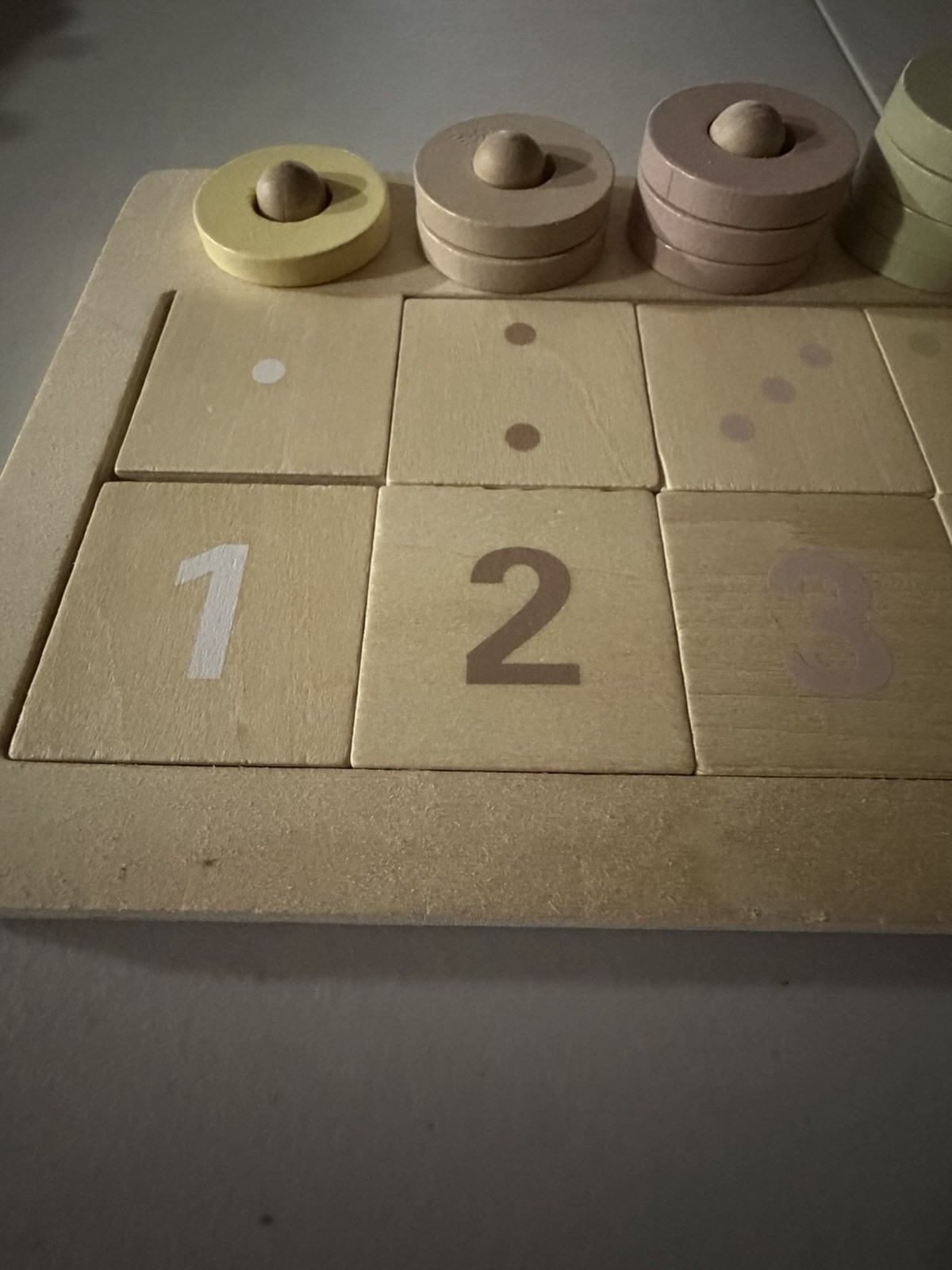 Montessori Fat Brain Toys Counting And Matching Board
