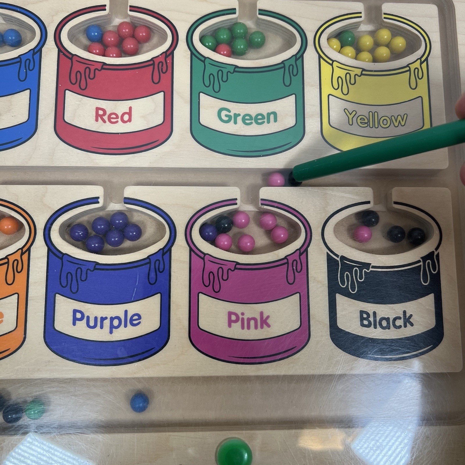 Lakeshore Magnetic Color Maze Sorting Matching Fine Motor Activity Tabletop Toy