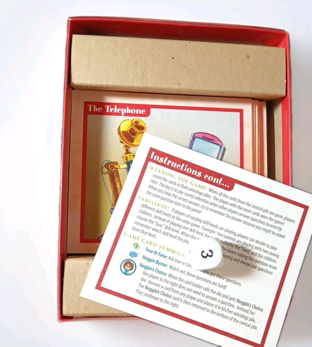Professor Noggin’s Educational Card Game #12 Famous Inventions Complete
