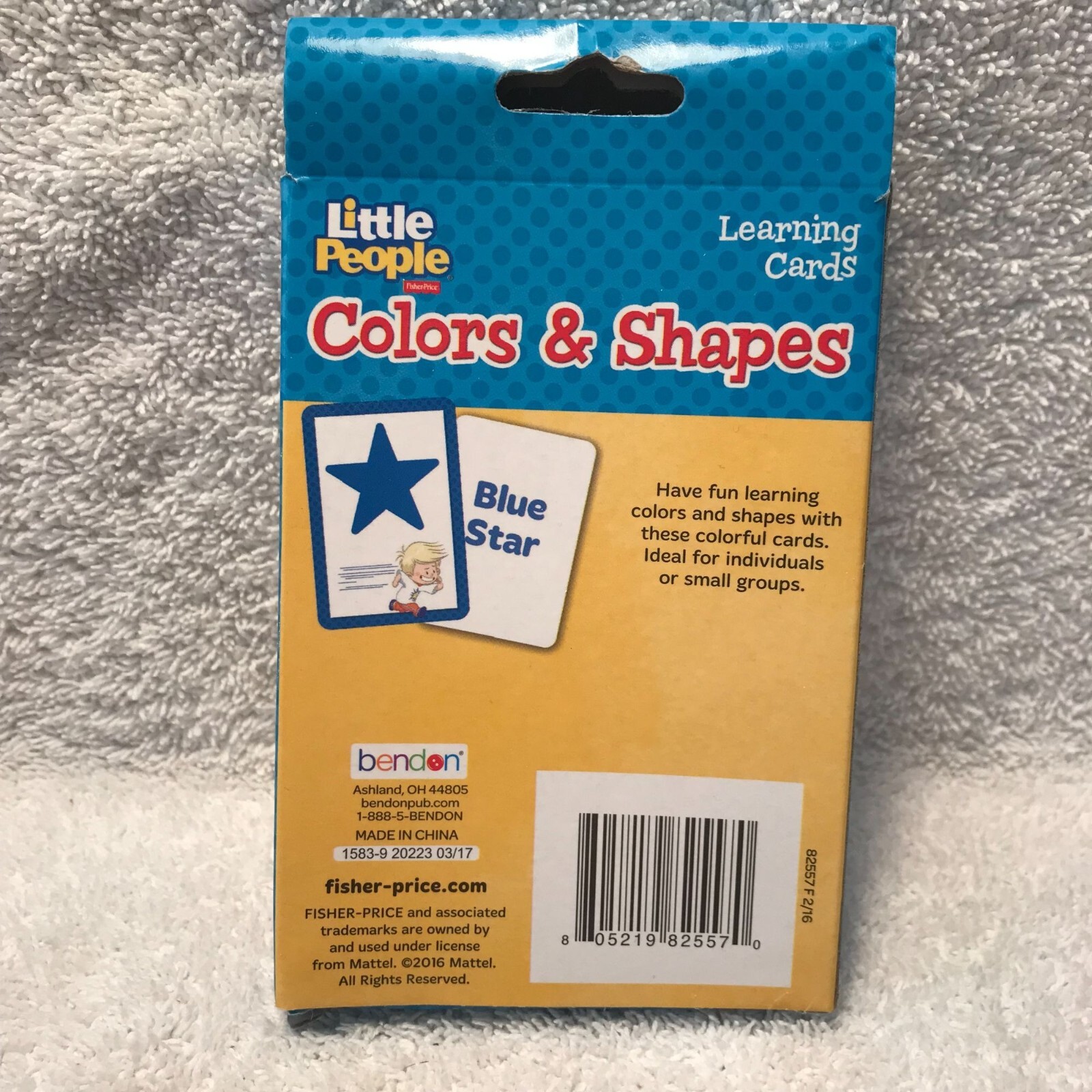 Little People Colors & Shapes Learning Cards – 36 Fun-Filled Cards For Kids