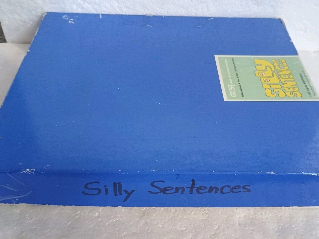 Vintage GETSET Silly Sentences Game Complete 24 Cards Guide Reading Educational
