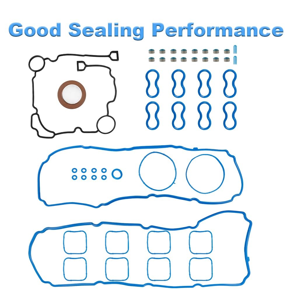 VANJINJ Cylinder Head Gasket Set with Bolts Compatible with Dodge Challenger