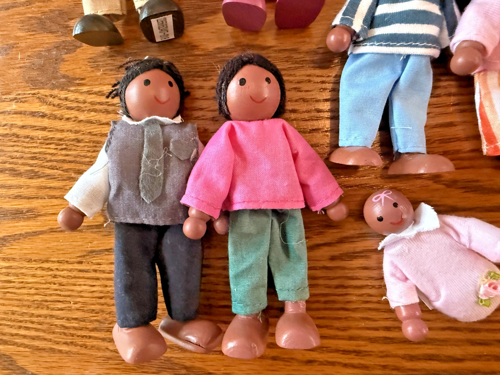 Sand Tray Therapy Miniature Family Figures Lot 8 Diverse Generations Play Therap