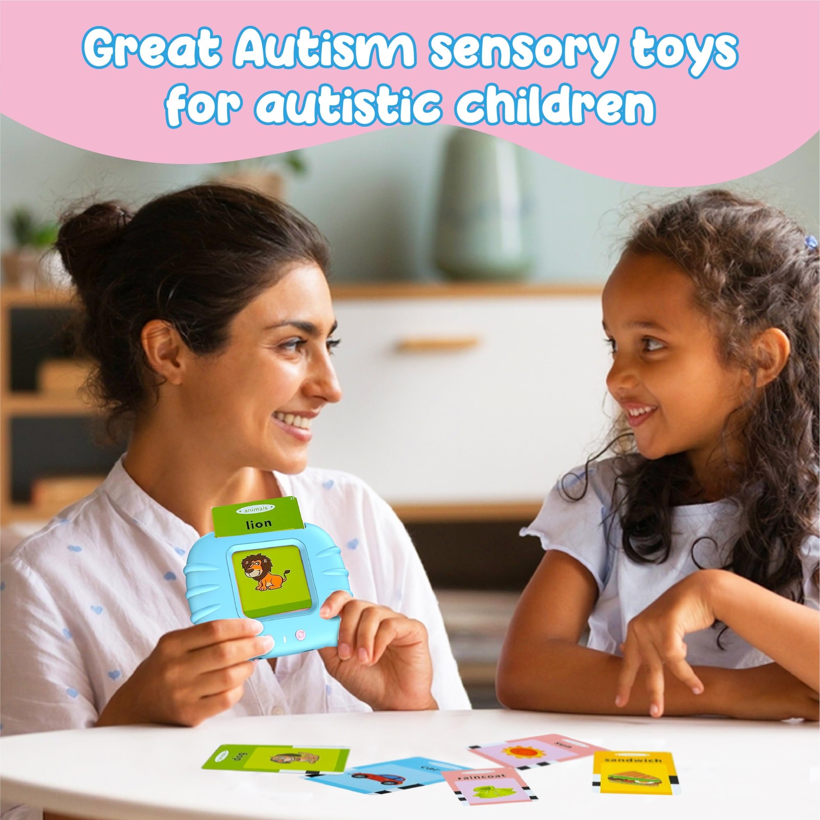 Toddler Toys Sight Words Talking Flash Cards for Ages 2 3 4 Boys and Girls, A…