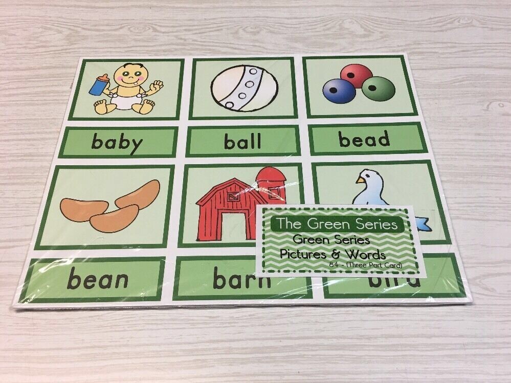 The Green Series – Language Kit – (17) Montessori Materials for Primary Language