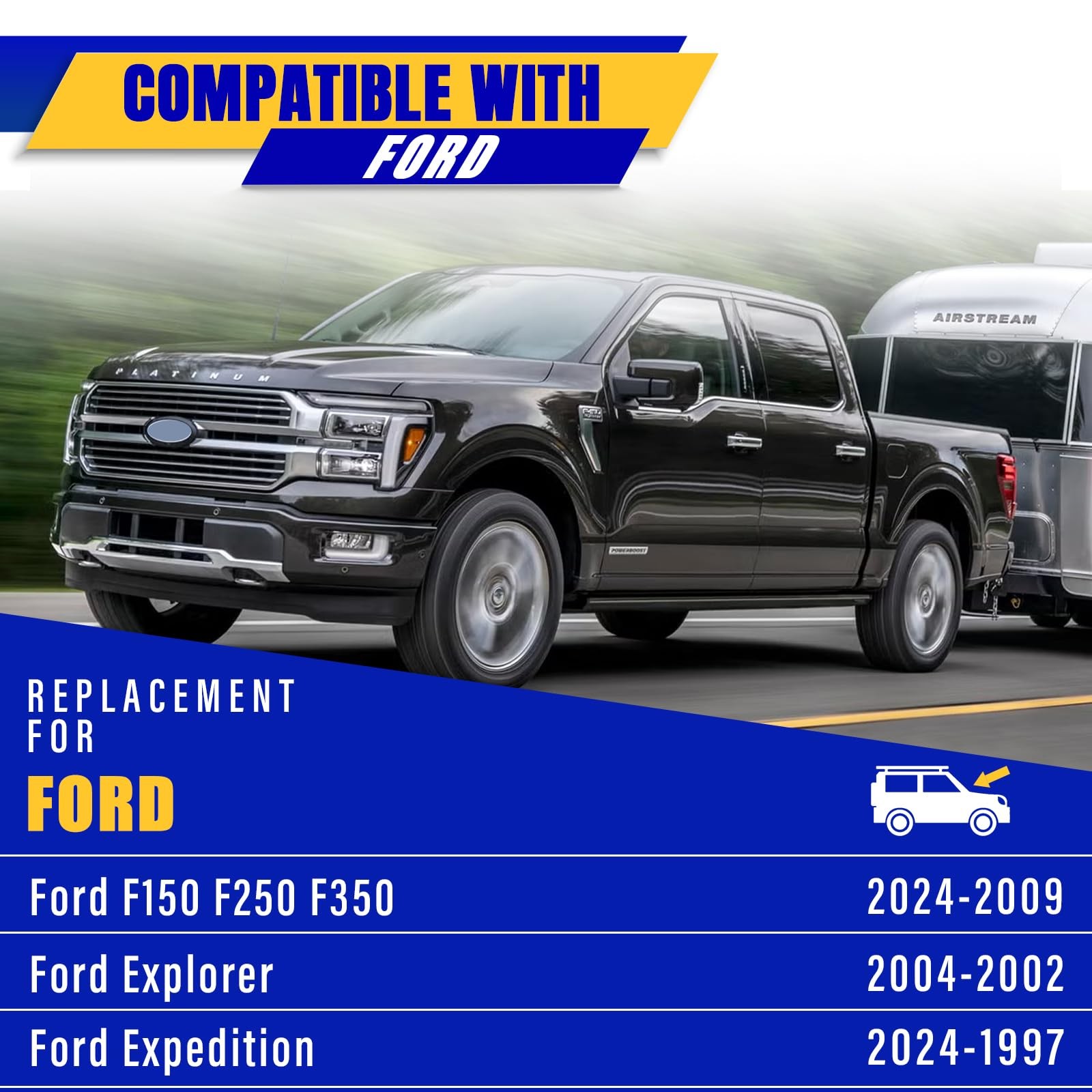 22″ Front Windshield Wiper blades Replacement for Ford 22+22B