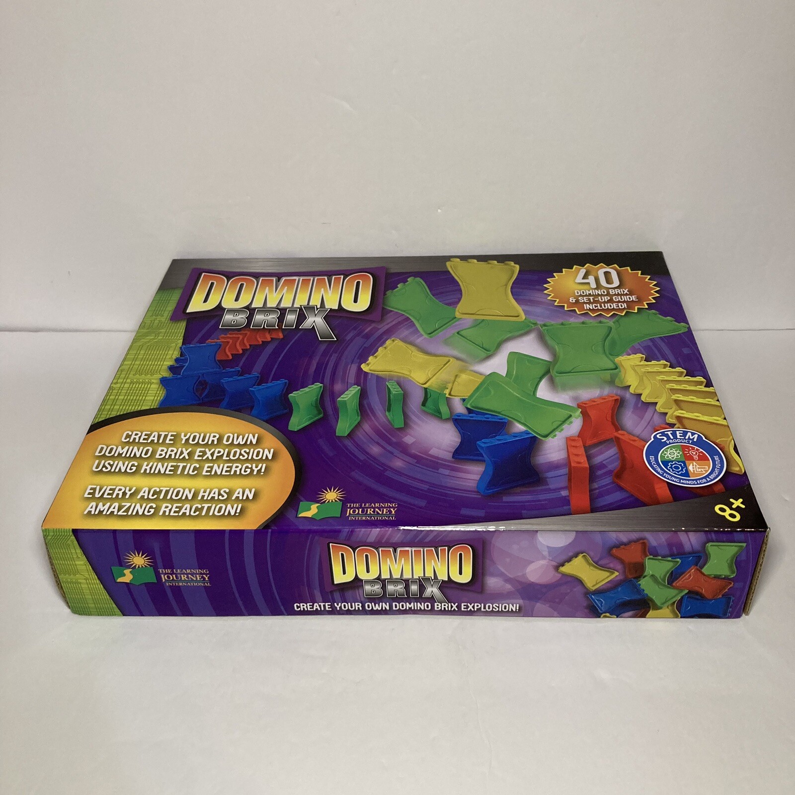 Domino Brix The Learning Journey International Stem Product Game Night Fun Lot 2
