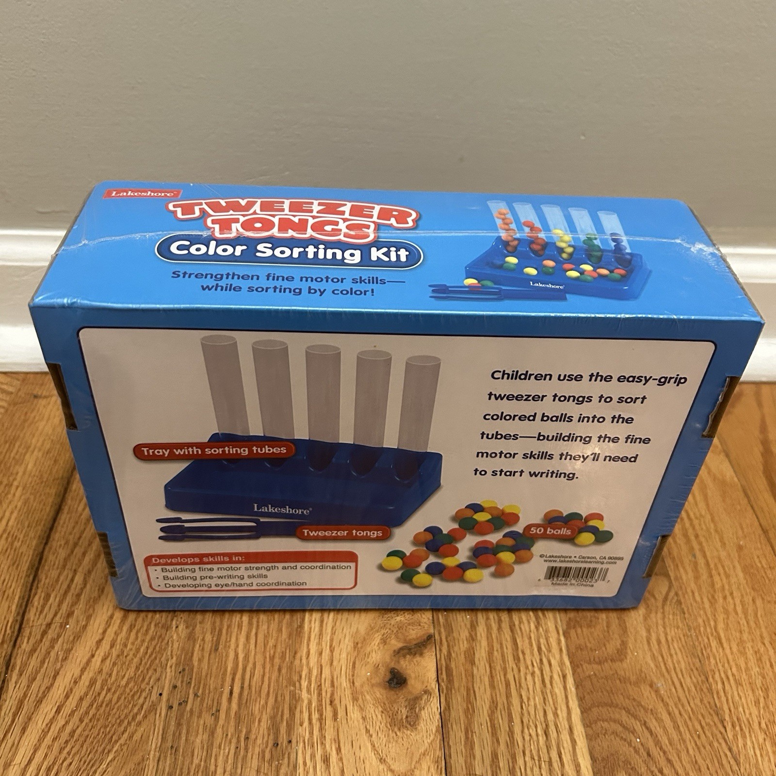 Lakeshore Learning Tweezer TongsColor Sorting Kit Age 3+ New In Box Educational