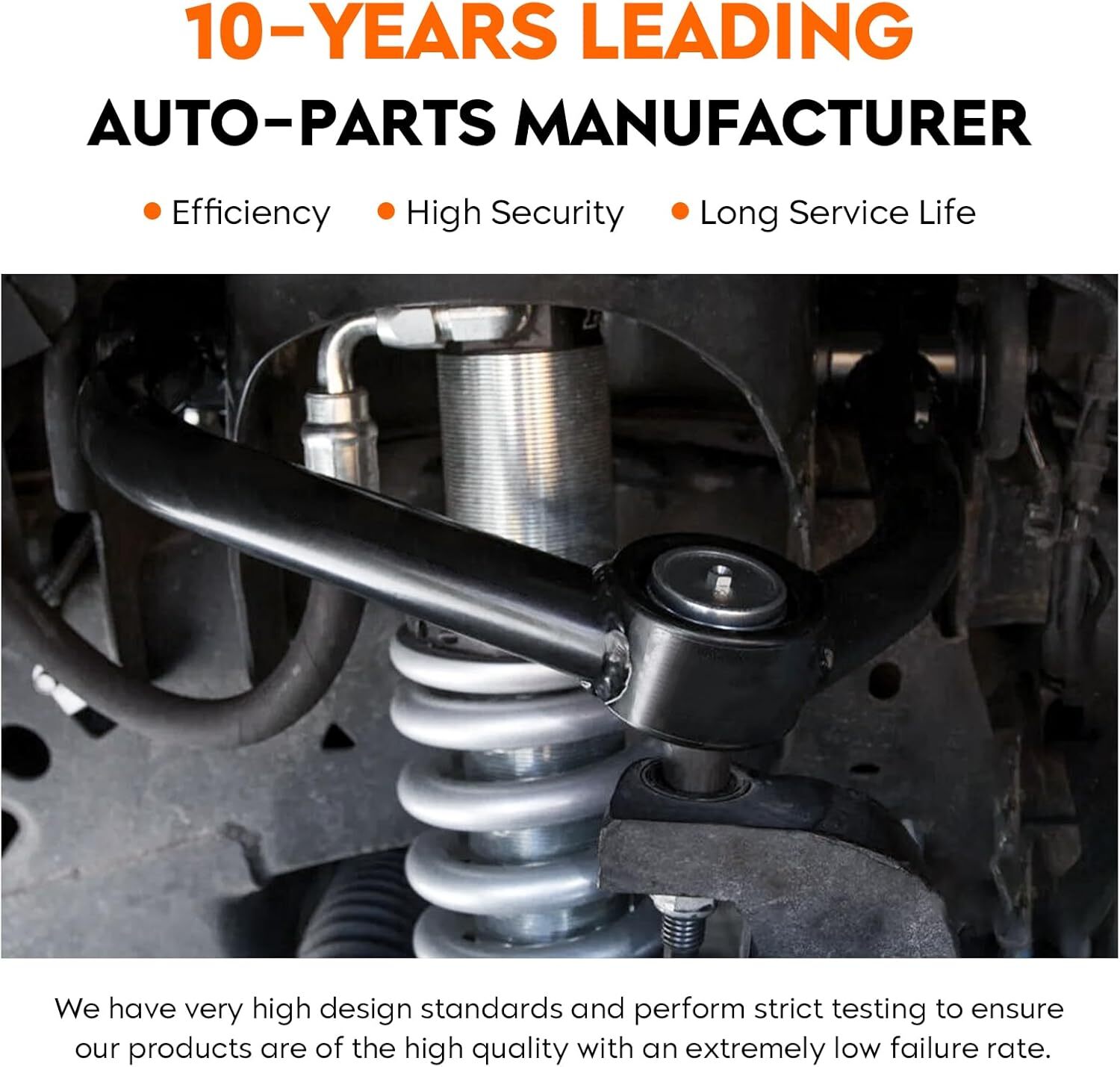3″ Front & 2″ Rear Leveling Lift + Upper Control Arms Lift 2-4″ for Chevy