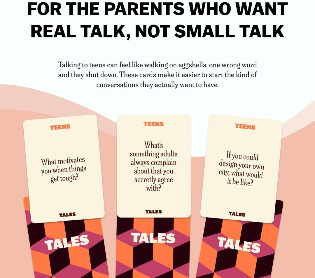 Encourage Genuine Bonding with Teens Conversation Cards