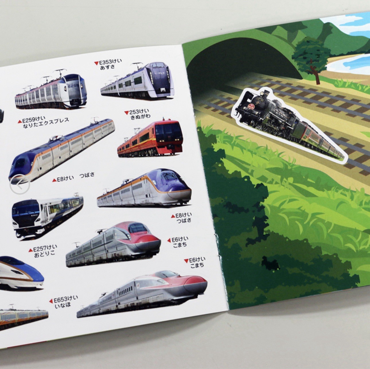 JR East trains Sticker Book & Coloring Book Set Direct From Japan