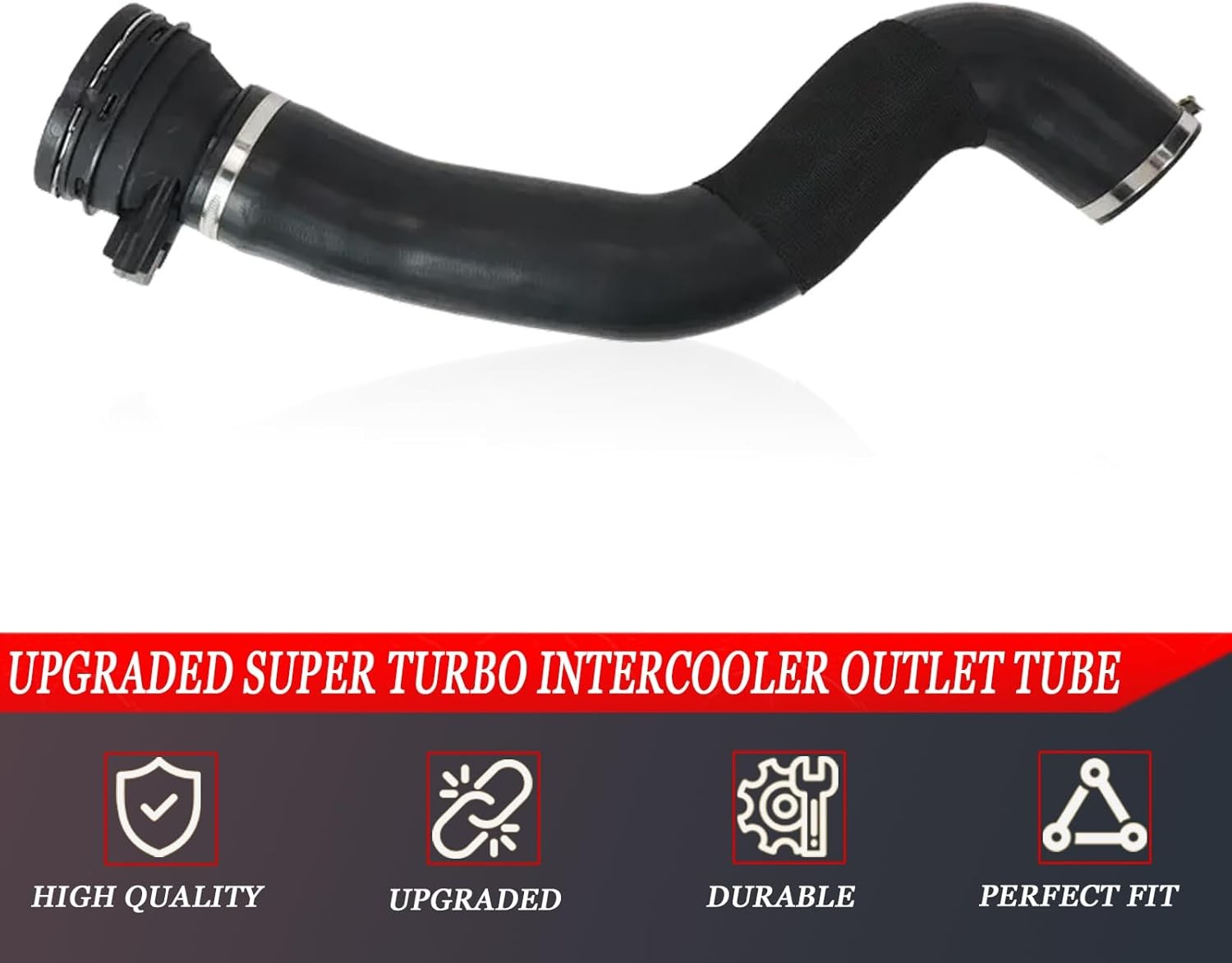 Upgraded Super Turbo Intercooler Outlet Tube Hose Duct for Ford F-250 F-350 F250