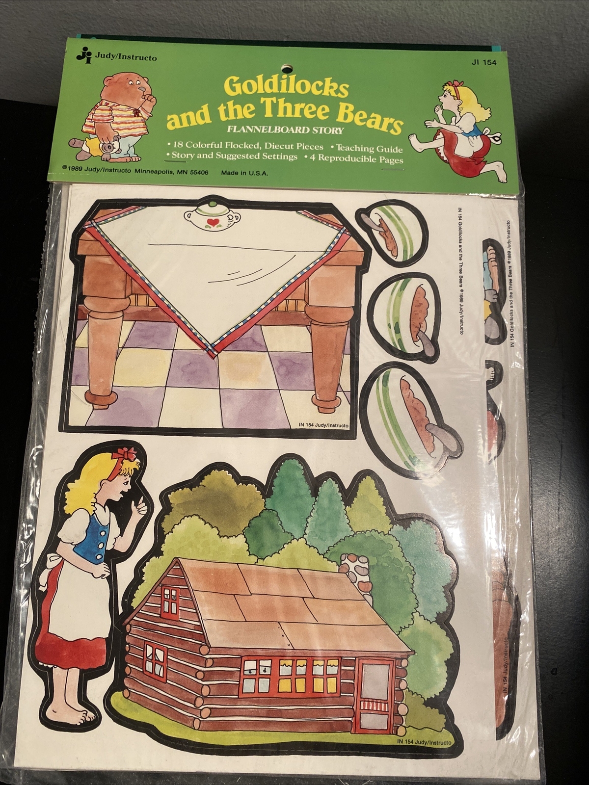 Flannel Board JUDY INSTRUCTO Set Of (5) Sealed Vintage Mother Goose, Fairy Tales