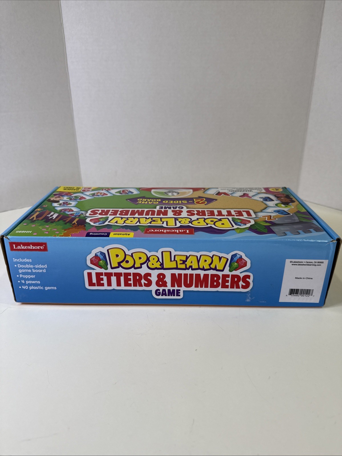 Lakeshore Learning Pop & Learn Letters & Numbers Board Game MISSING 2 Gems
