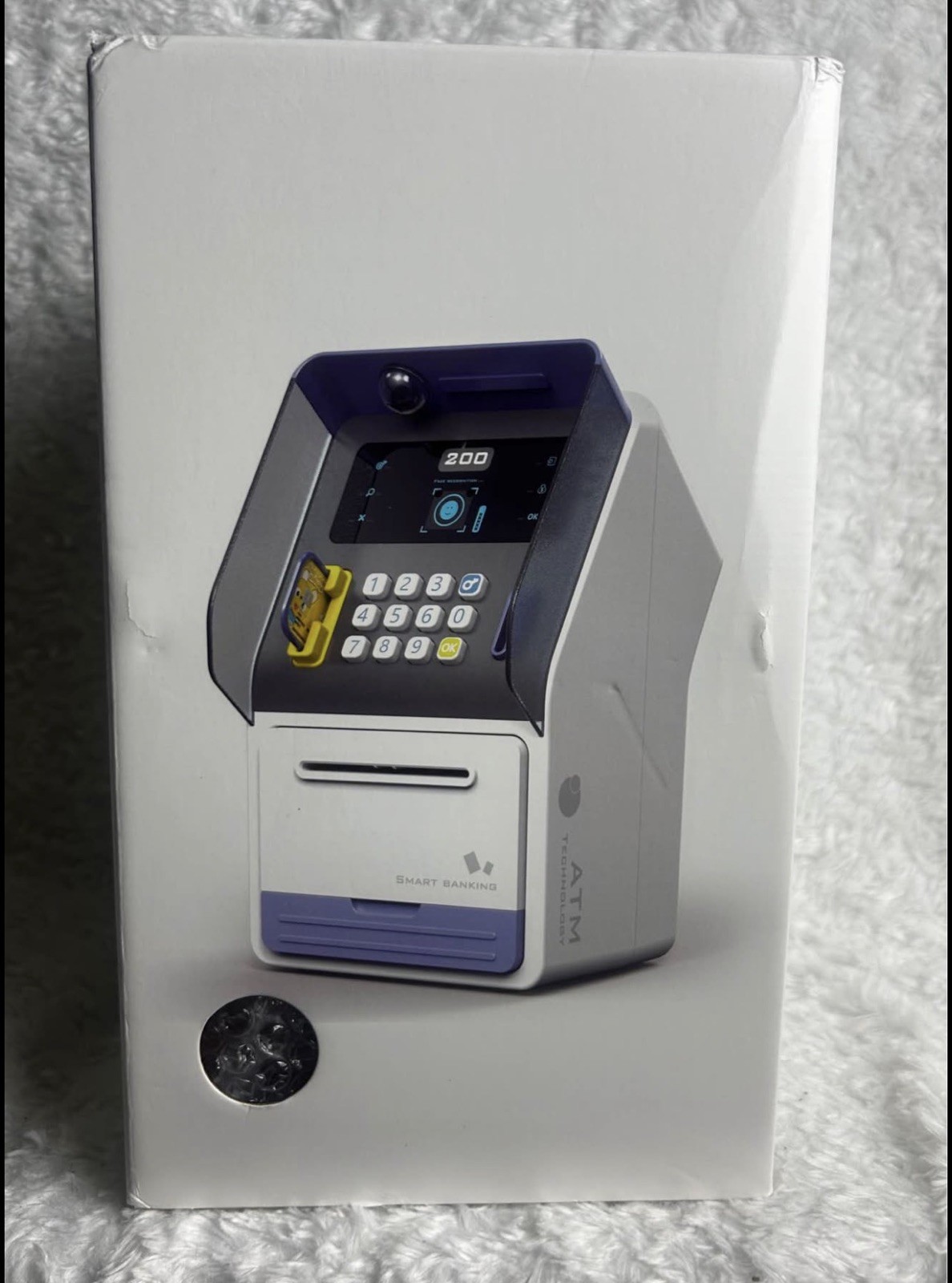 ATM Piggy Bank with Face Recognition | Smart Money Box Safe for Kids | Coin Cash
