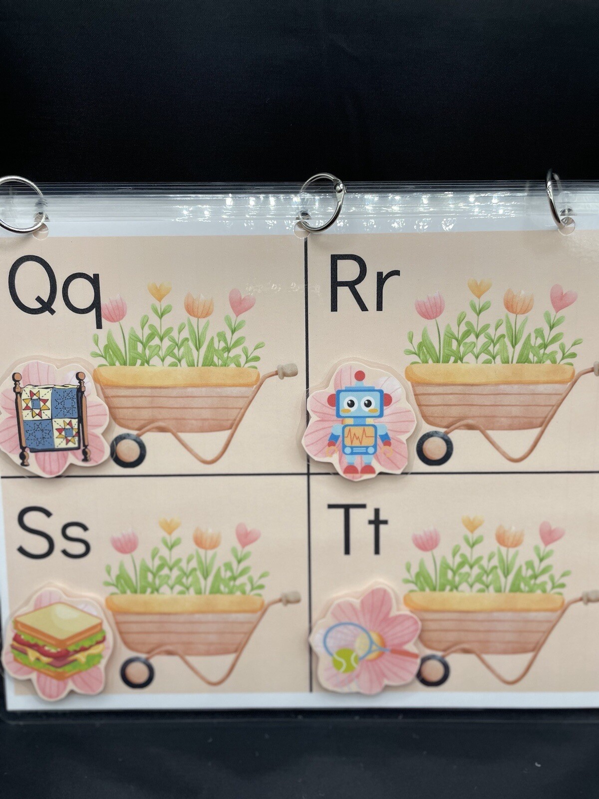 Beginning Sounds Reading Phonics Activity Busy Book Game Educational Children’s