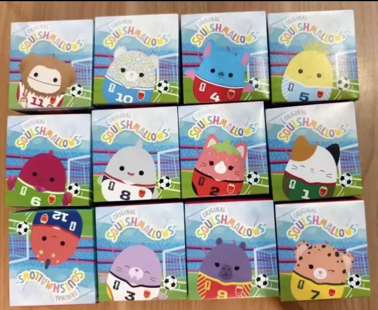 12PCS Mc DONALD’S Squishmallows World Cup 2026 Happy Meal Toys Set