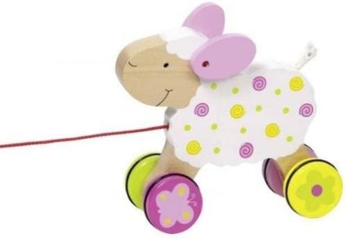 GOKI 54932″ Sheep Suse Pull-Along Toy, Multicolor
