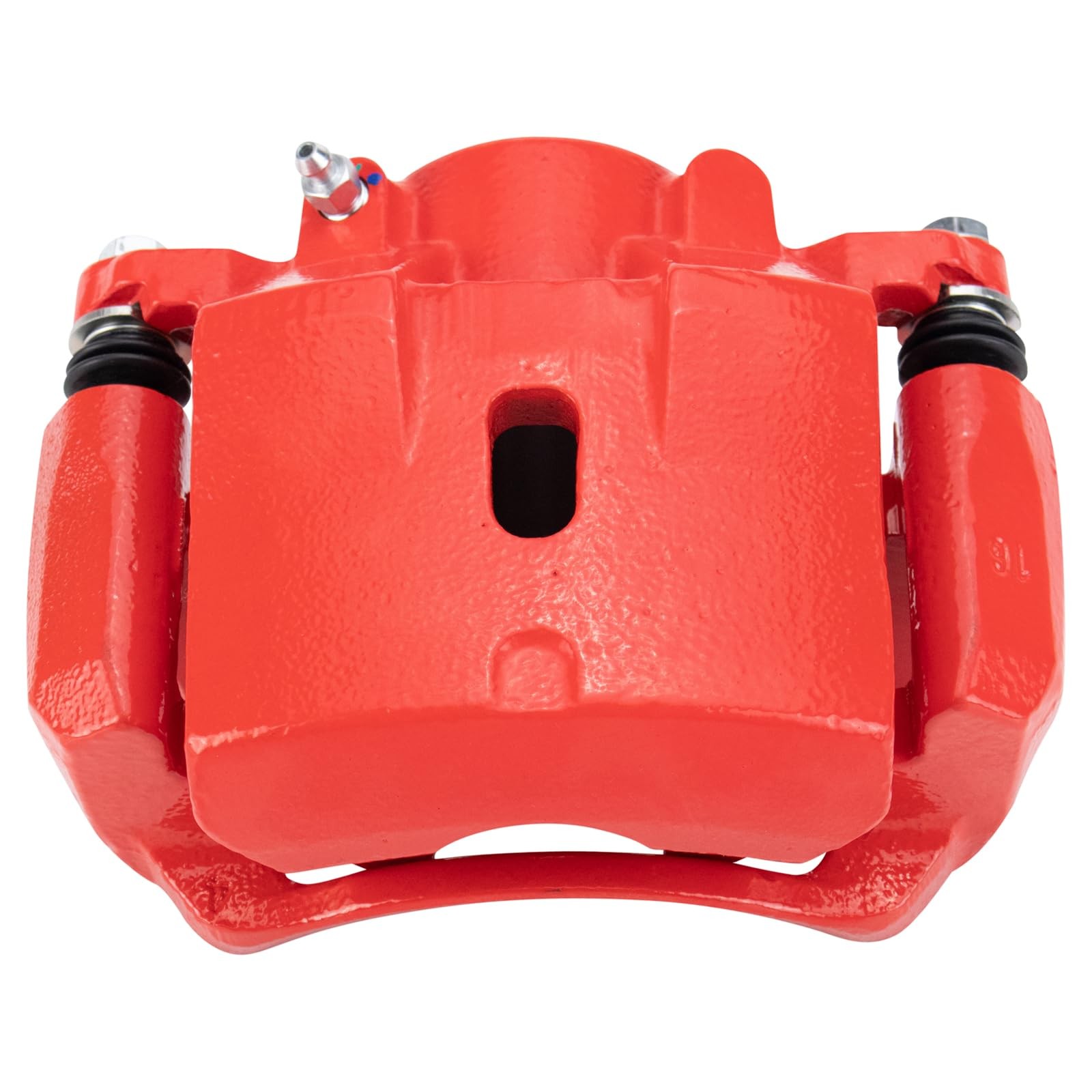 TRQ Performance Front Brake Caliper Set, Driver Passenger Side Red 2 Piece Kit