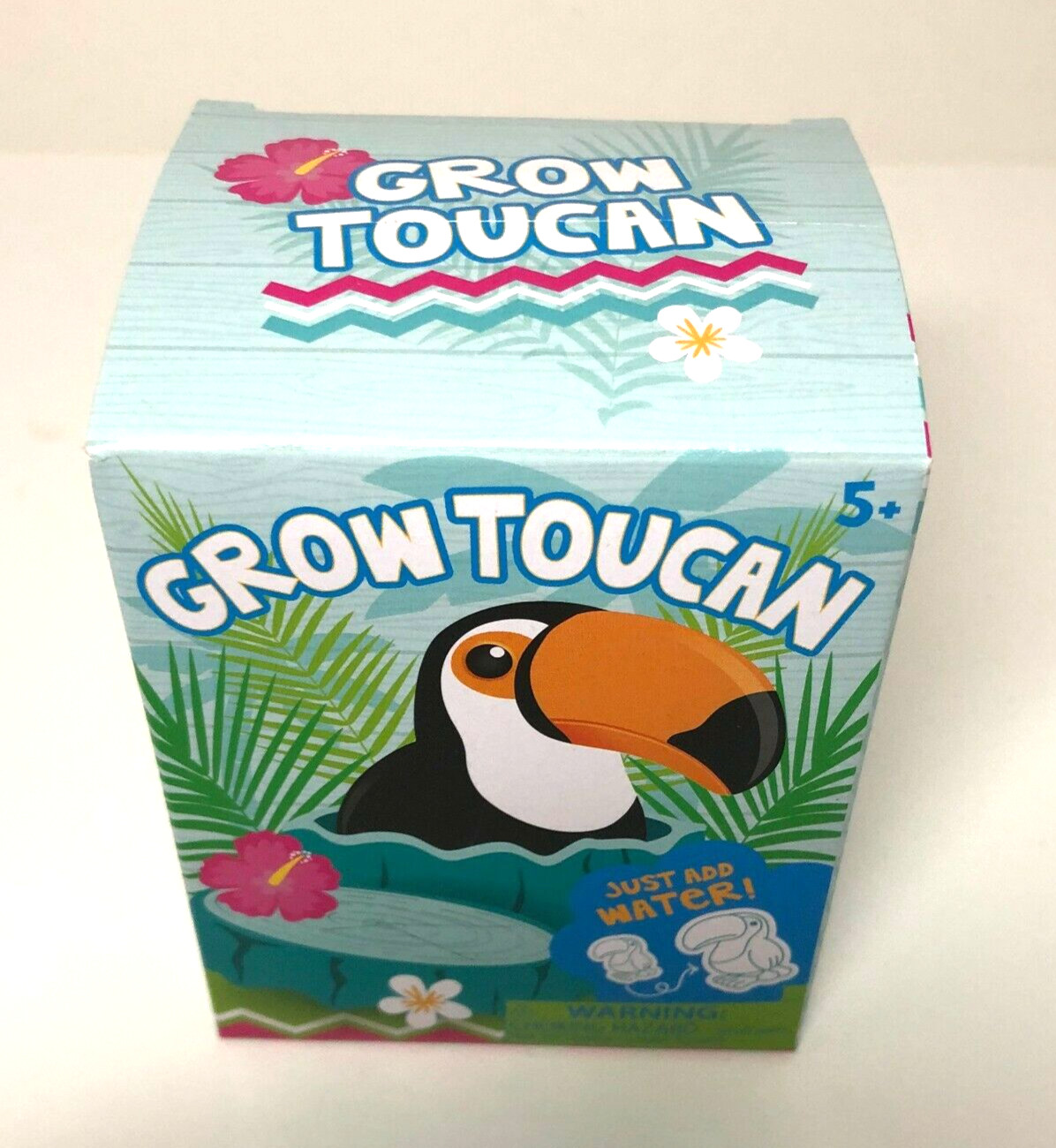 Toysmith GROW TOUCAN • Add Water, Watch it Hatch & Grow • 5+Yr • Educational Fun