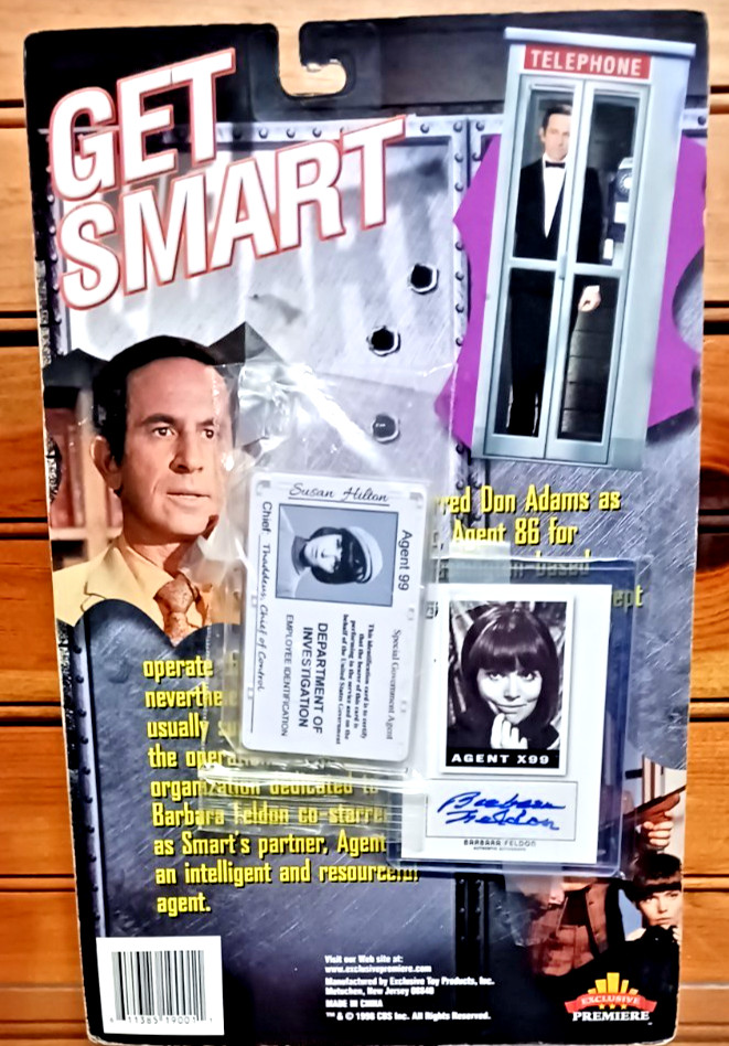 VTG GET SMART AGENT 99 LIMITED EDITION 1998 ACTION FIGURE SEALED NIB