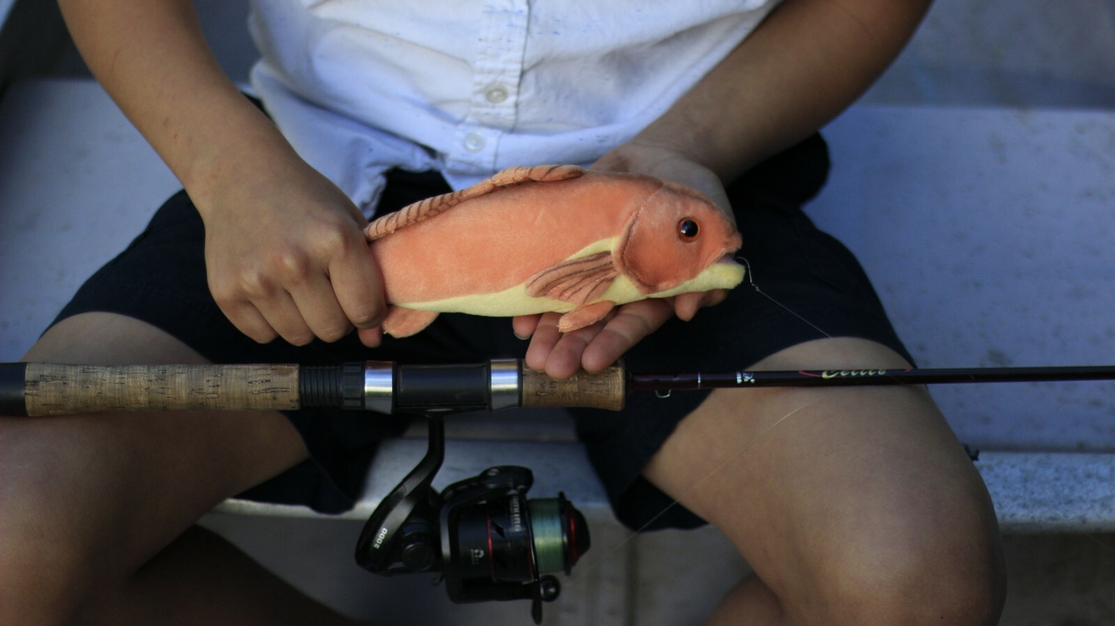 Red Fish Drum Spottail Bass Realistic Stuffed Plush Soft Toy 10″ F2400