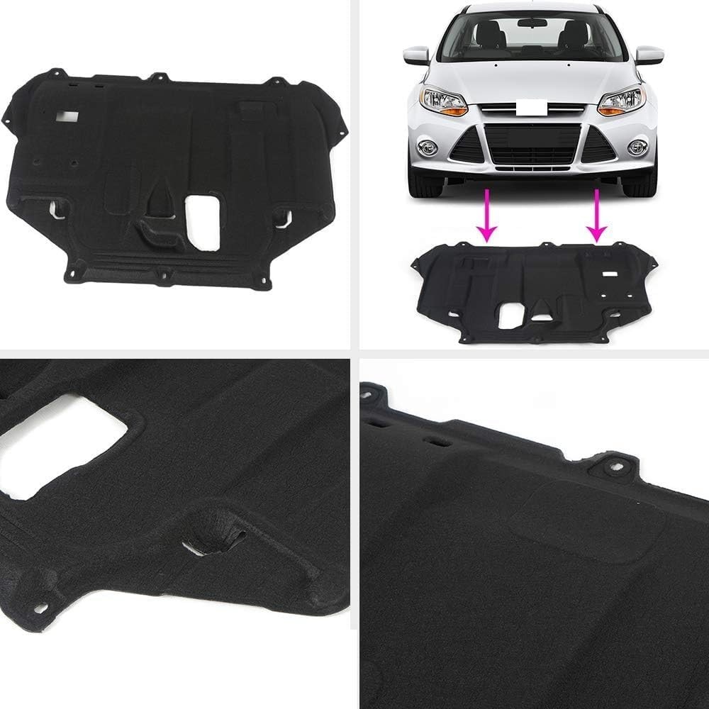 PIT66 Engine Splash Shield, Compatible with Ford C-Max 13-18/Fit Ford Focus