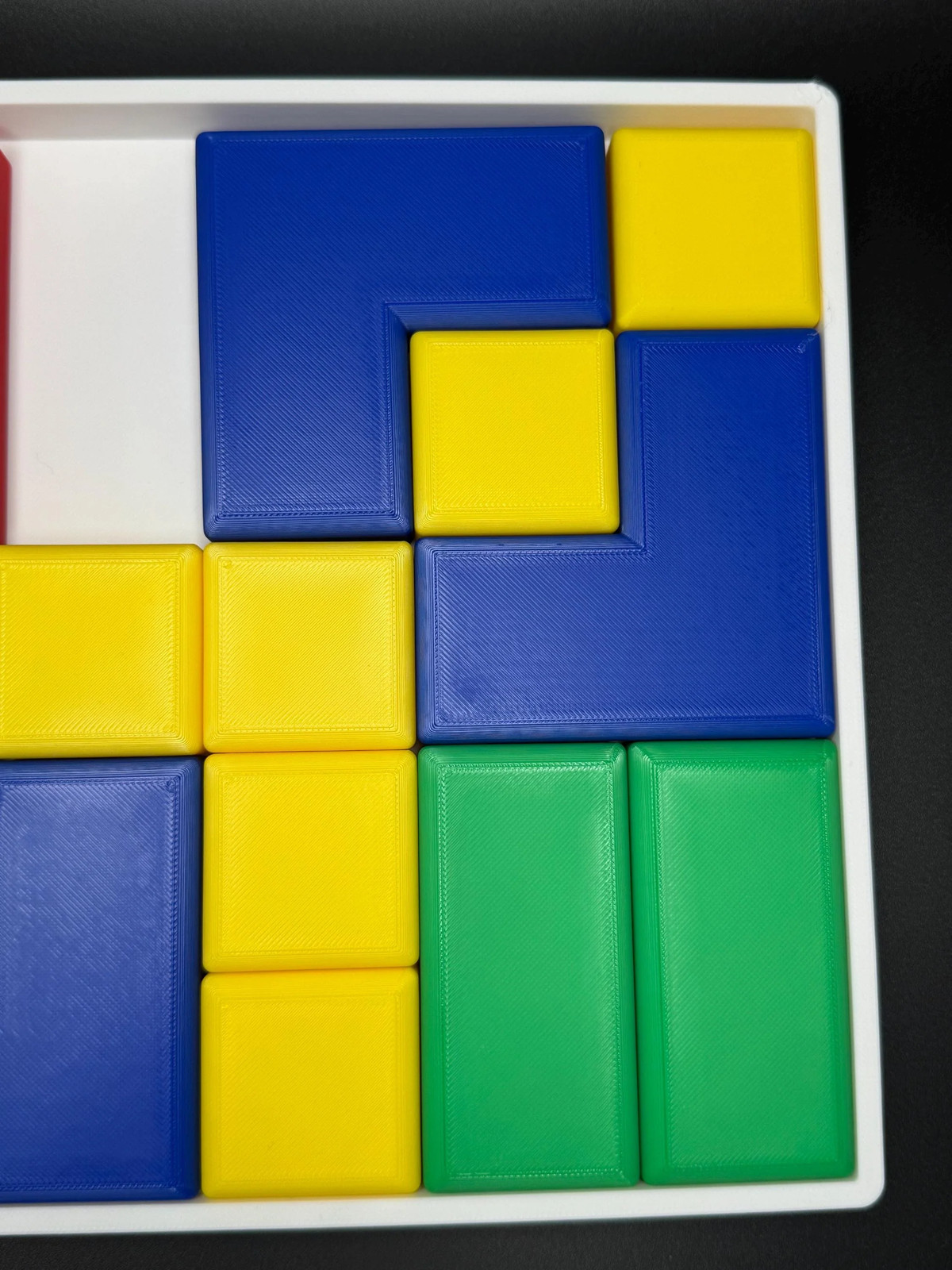 Traffic Jam Puzzle – Modern Recreation of 1931s Sliding Puzzle – Large 3D
