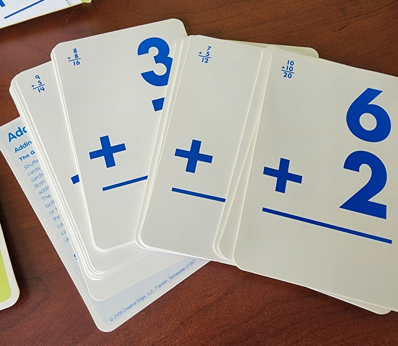Creative Edge Addition & Phonics ll Flash Cards