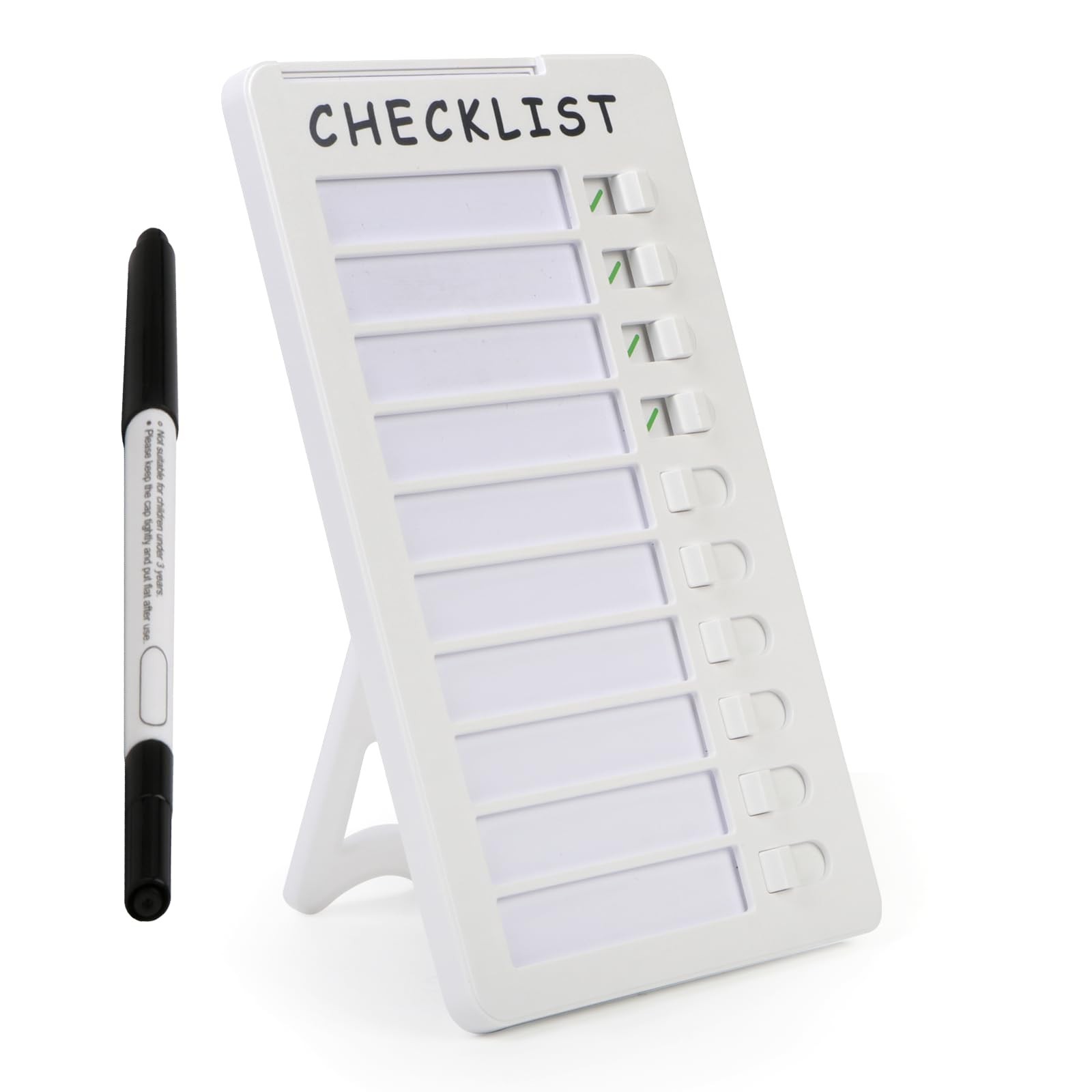 Dry Erase Chore Chart, Standable Whiteboard Checklist Board, Chore Chart for …