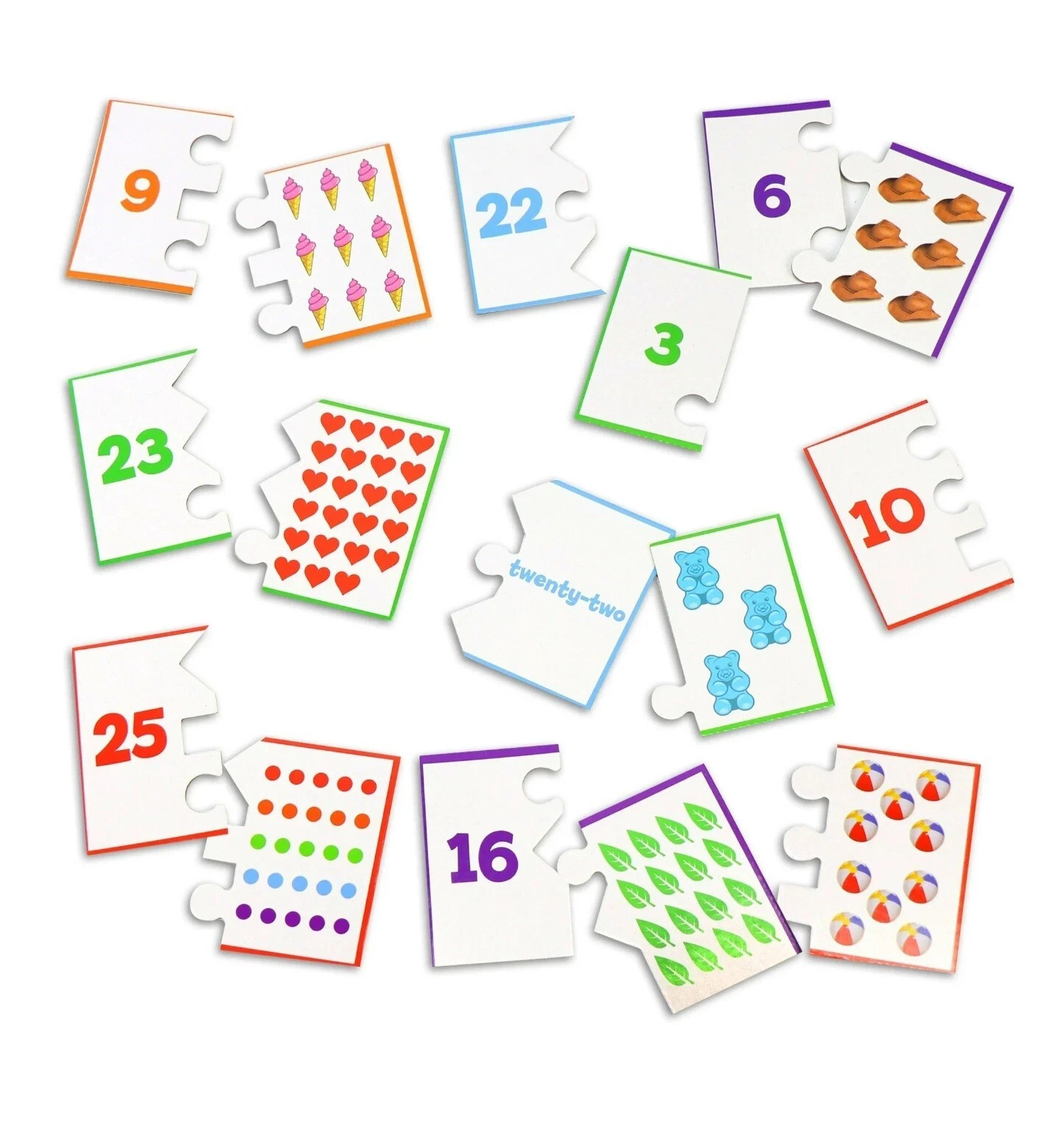 Tara Toy School Starter Numbers Puzzle Flash Cards Count & Learning Kids Fun