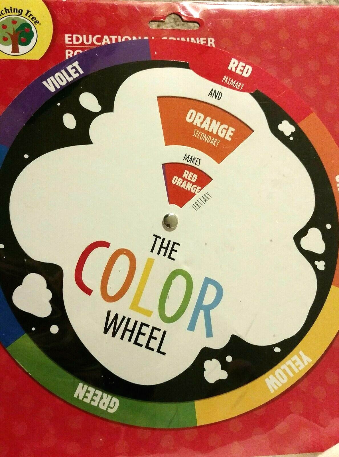 Butterfly, Colors, Continents, or Sky Teaching Tree Educational Spinner Choice-4