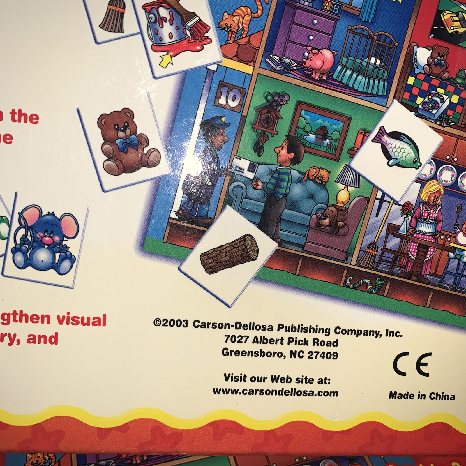 Picture Rhymes I Spy A Mouse in the House Game Excellent Very good condition