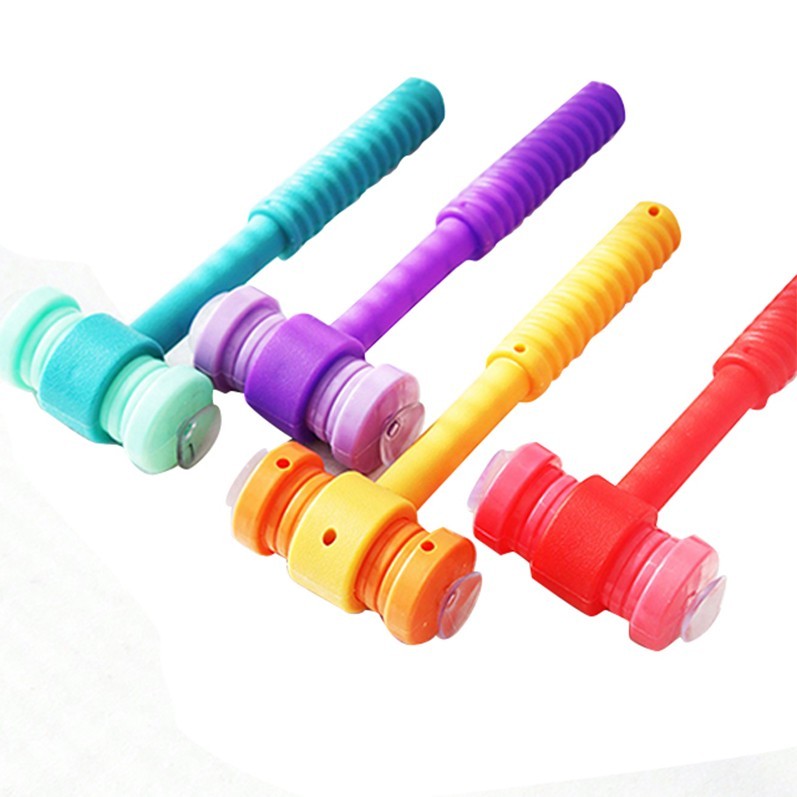 Double-Sided Suction Hammer Toy for ESL Flash Card Game Preschool Classroom