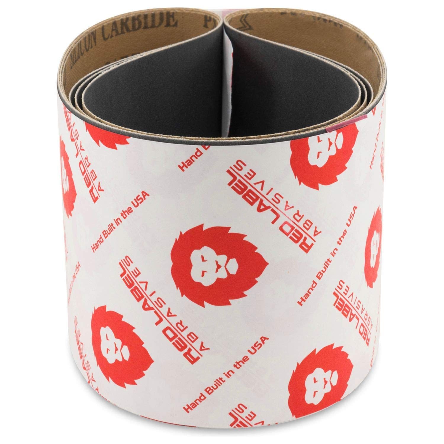 Red Label Abrasives 4 X 24 Inch 24 Grit Silicon Carbide Sanding Belts, 3 Pack