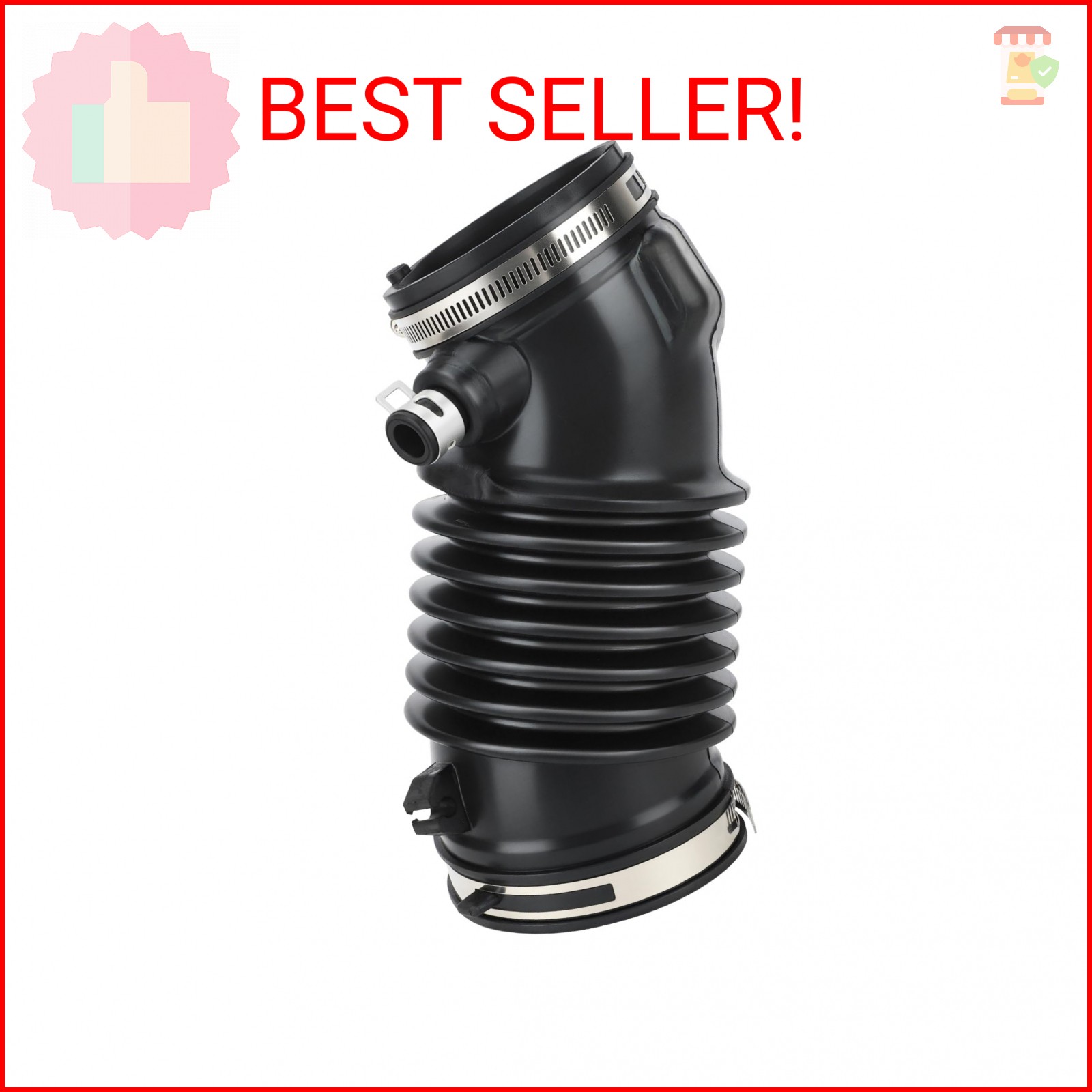 17228-5J6-A00 Air Cleaner Intake Hose Tube for 14-16 Acura MDX /16-22 Honda Pilo