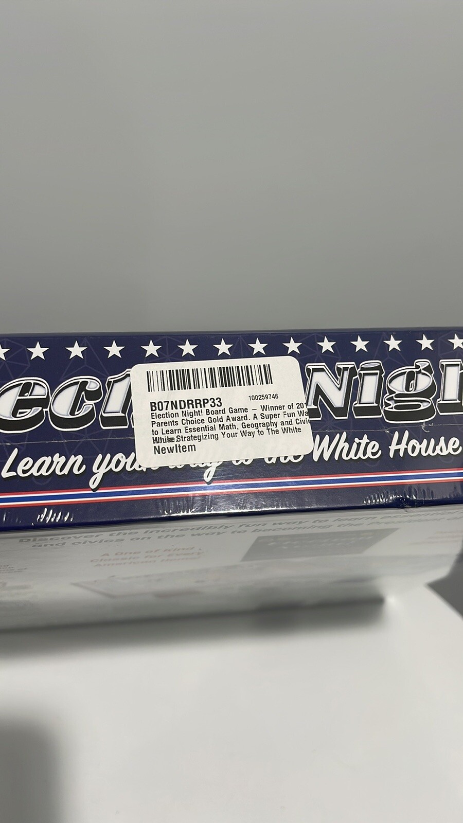 Election Night Board Game-Semper Smart Games U.S. Civics History Sealed New