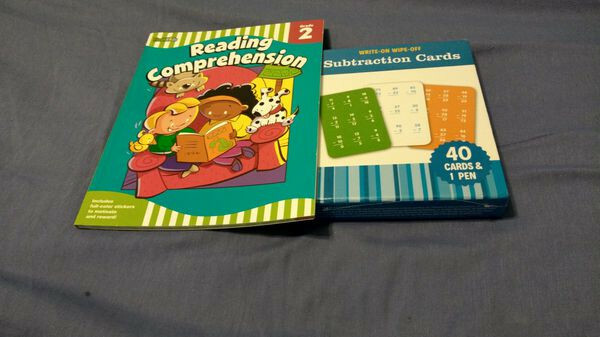 Learning Resources Reading Comprehension and Subtraction Cards