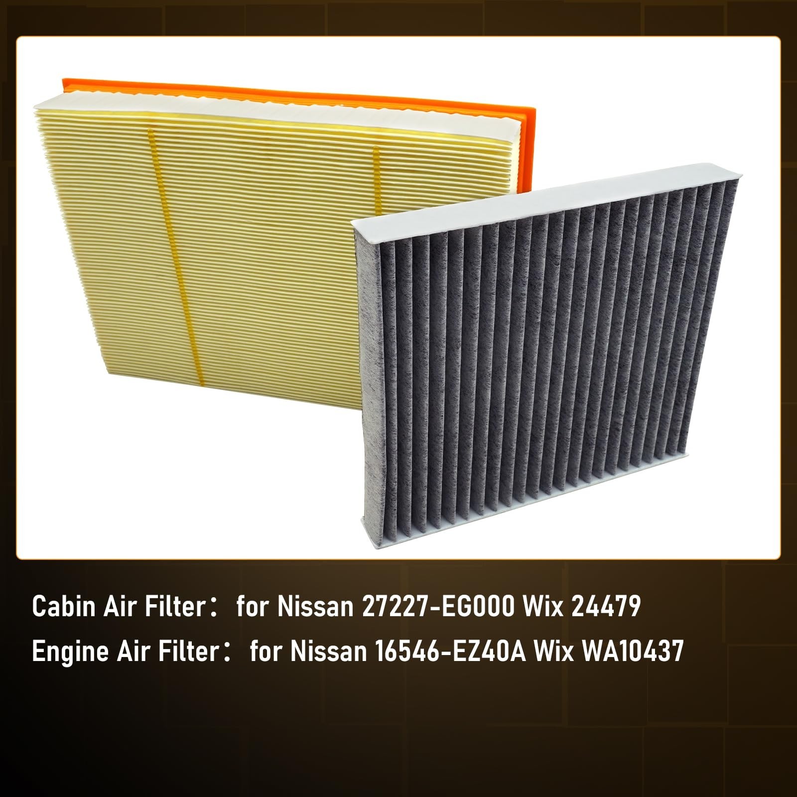 Filter Kit for Nissan Titan XD 2016-2019 Oil Filter Cabin Air Filters Diesel …