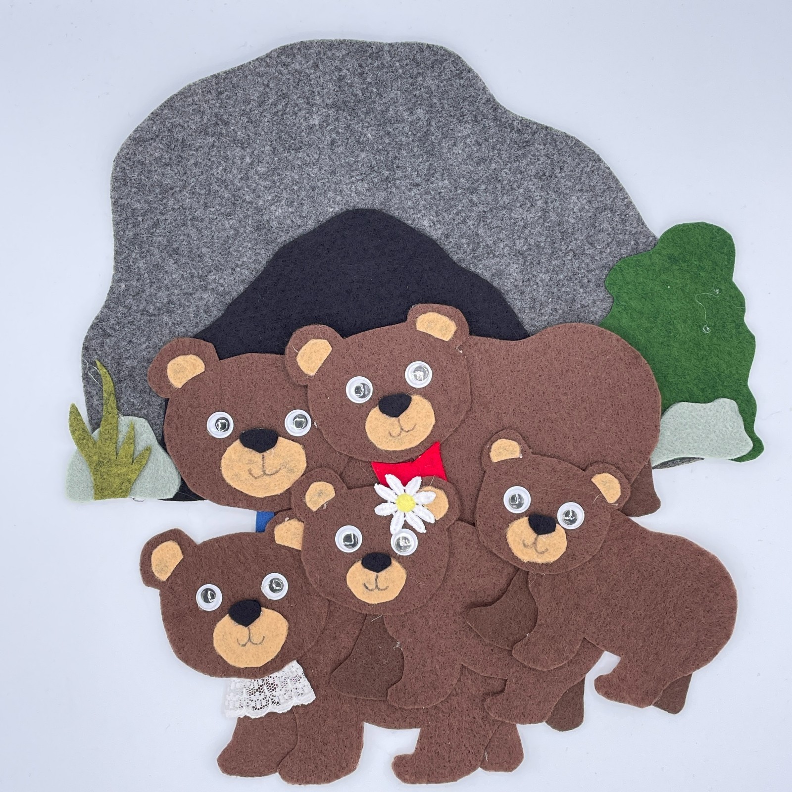 Are You Sleeping Baby Bear? Sample Set for Felt or Flannel Board Play
