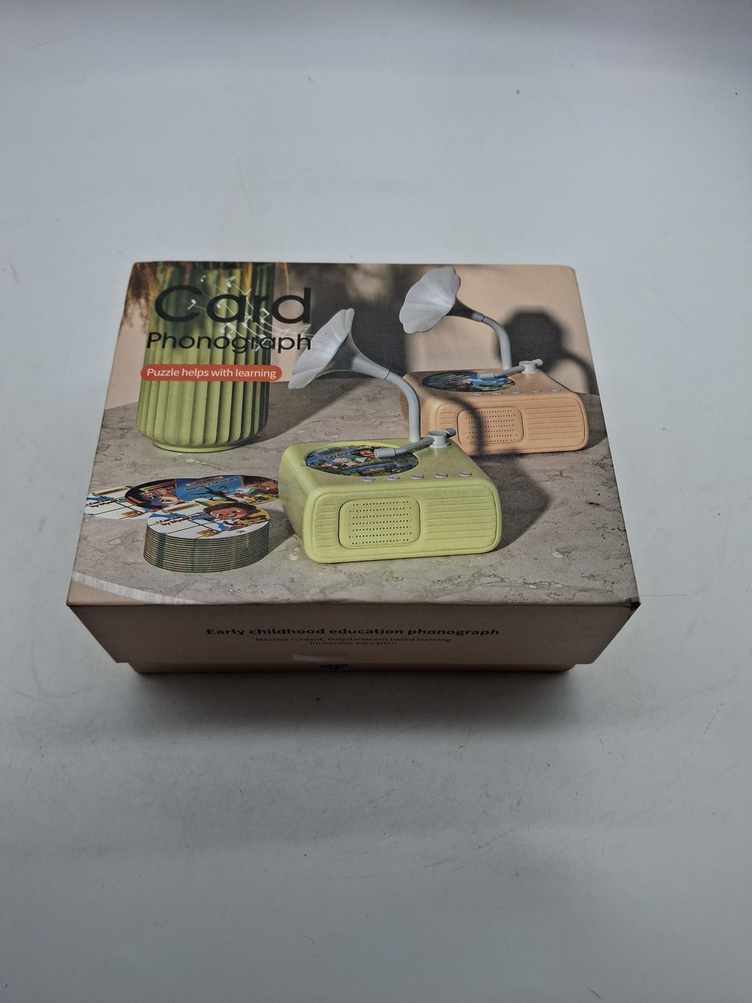 Kids Phonograph Multiuse Small Music Box Storytelling Toys Mini Music Player