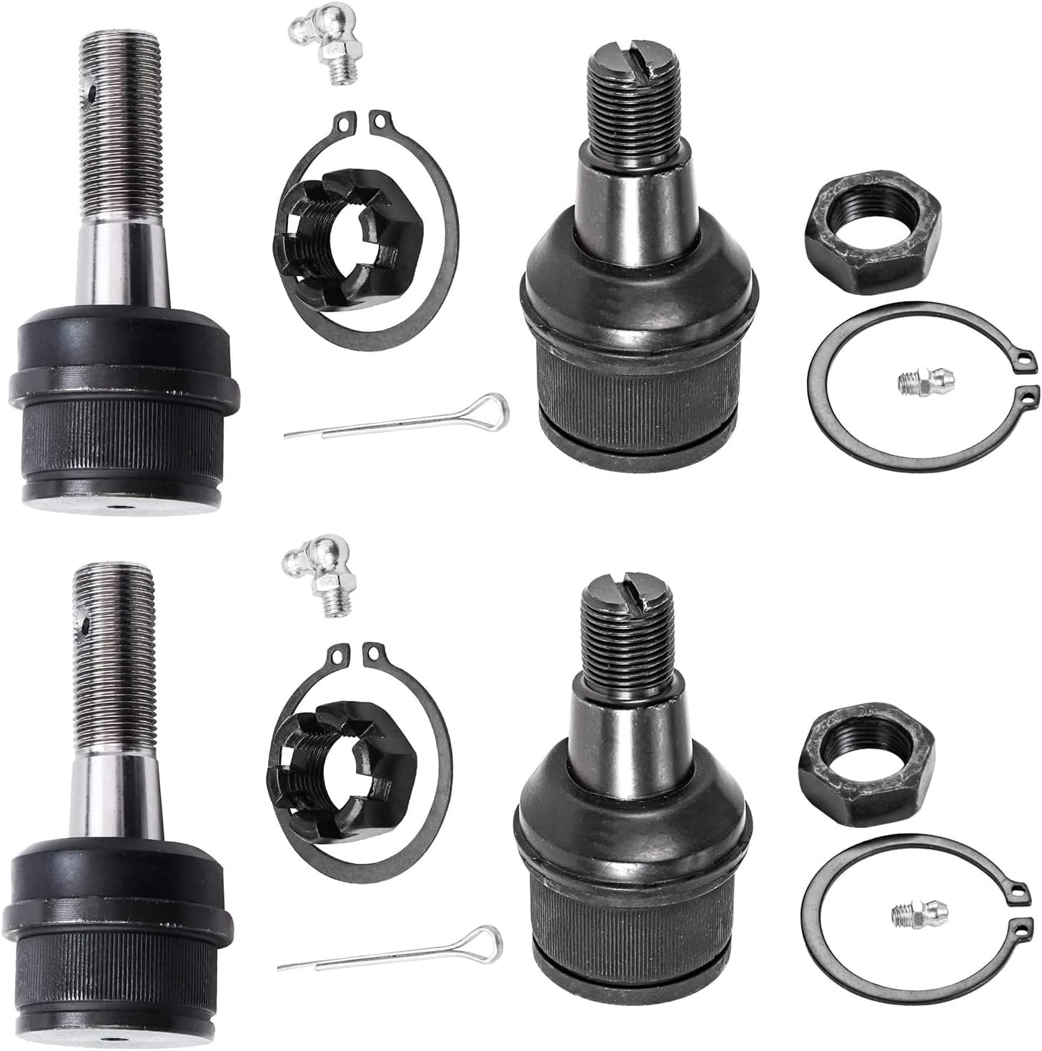 Detroit Axle – 4WD Front 4pc Ball Joints for Ford F-250 F-350 F-450 F-550 Excurs