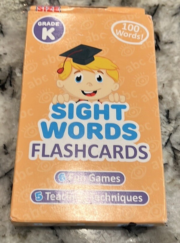 Pint Sized Scholars Pre-K and Kinder Sight Words Flashcards BUNDLE