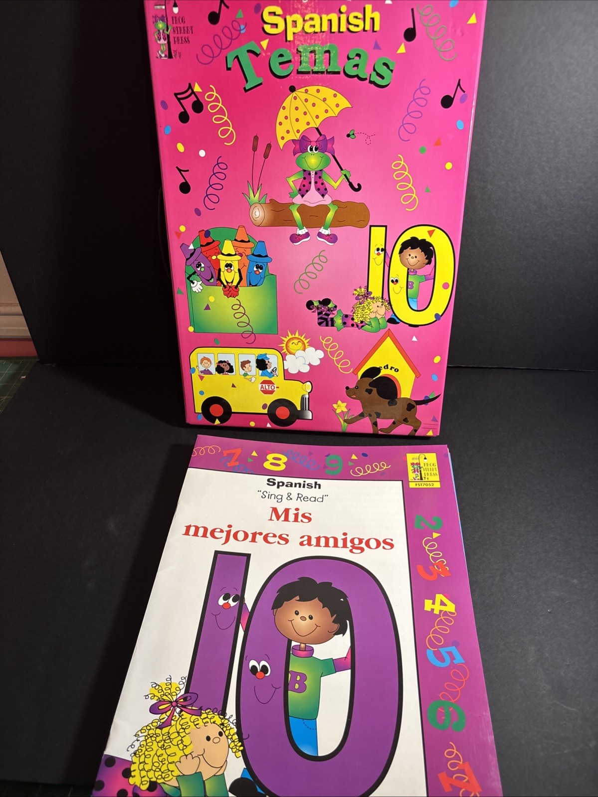 Frog Street Press 9 Spanish Espanol Sing & Read Temas Theme Big Books Set