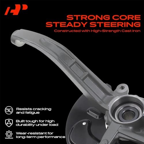 Front Right Steering Knuckle & Wheel Bearing Hub Front Right Passenger Side
