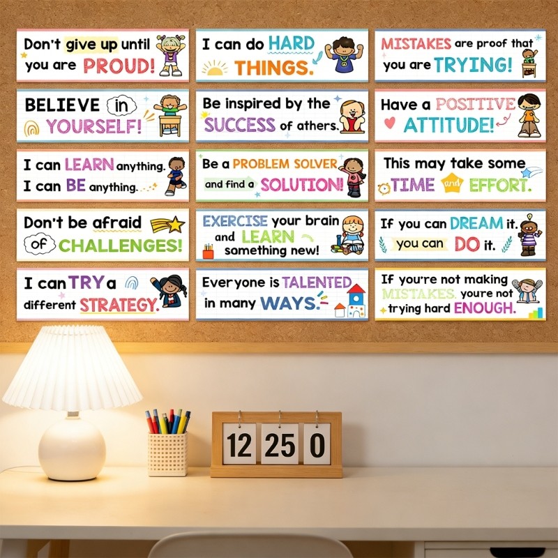 Pack of Classroom Decoration Posters Teaching Posters For Elementary Schools