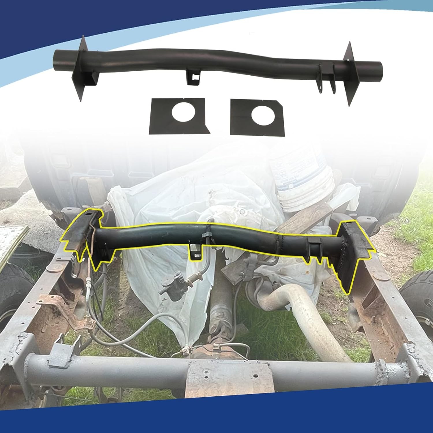 Mountainpeak Rear Fuel Tank Support Crossmember and Upper Shock Mount
