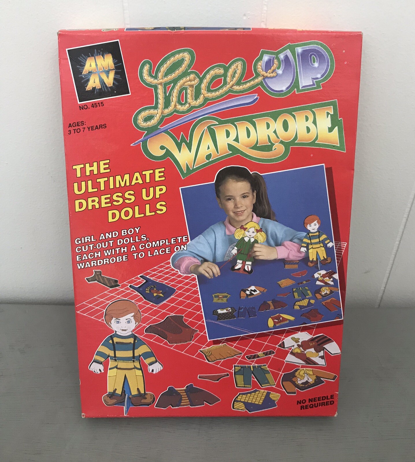 Lace Up Wardrobe VINTAGE NIB – Ultimate Dress Up Dolls – 1980s AMAV #4515