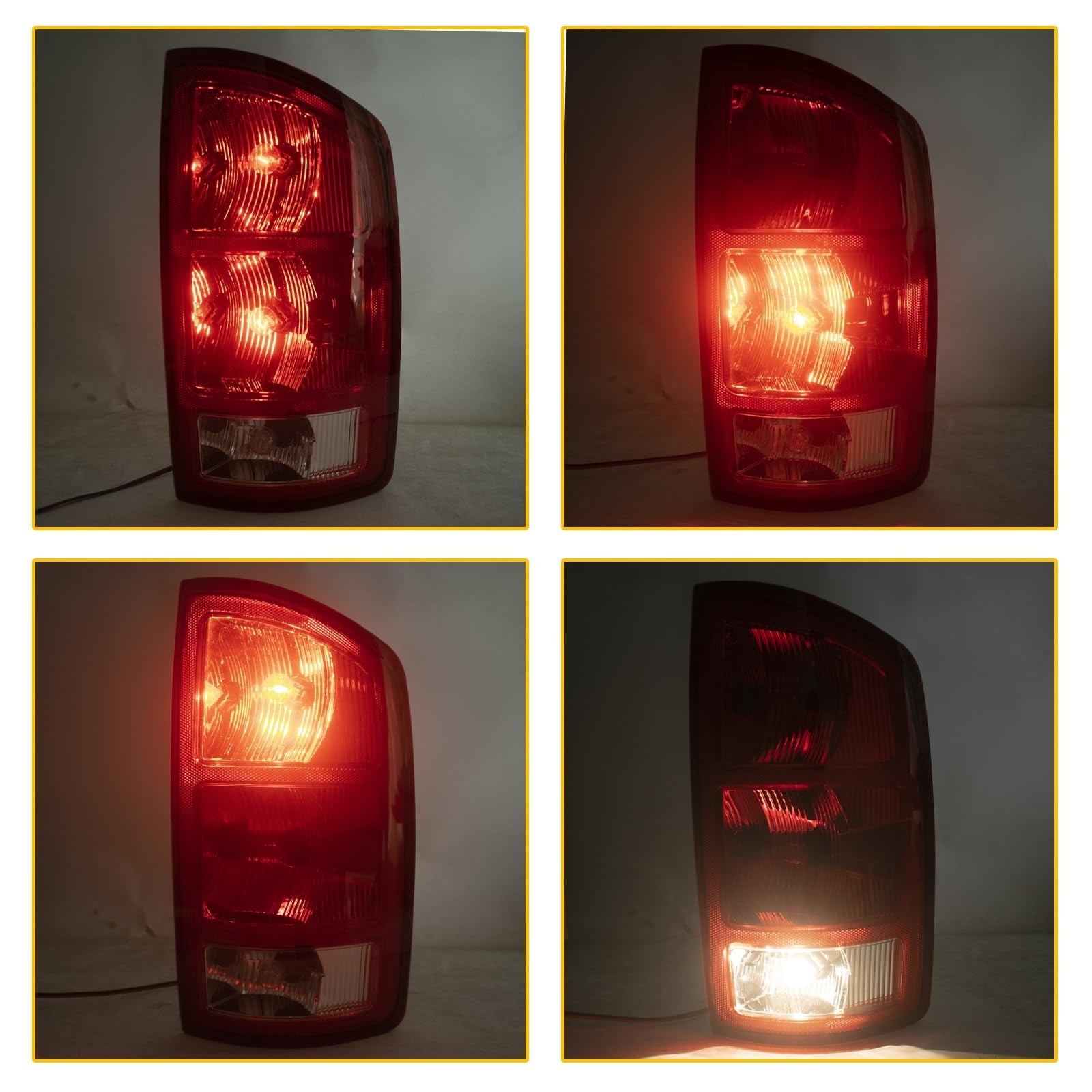 Boine Tail Light Compatible With 2002 2003 2004 2005 2006 Dodge Ram 1500 2500…