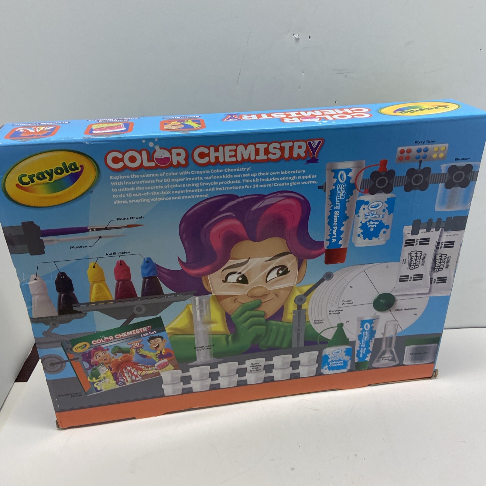 Crayola Color Chemistry Lab Set Instructions For 50 Experiments New in Box
